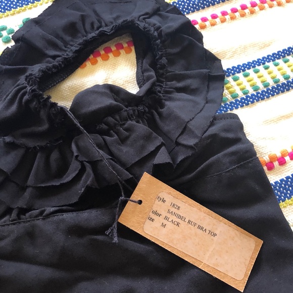 Only hearts ruffle bra top, sz m, NWT - Picture 4 of 8